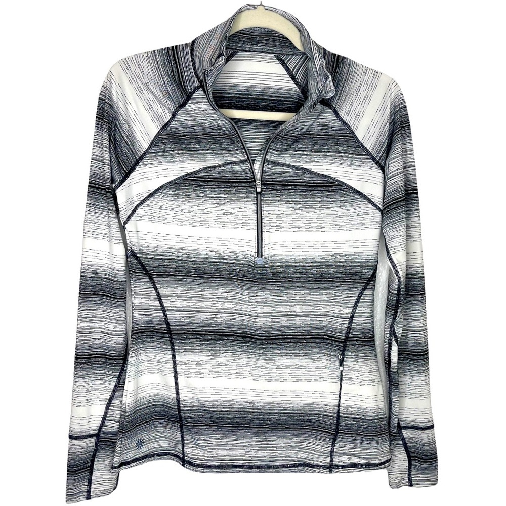 Athleta half zip long sleeve running top